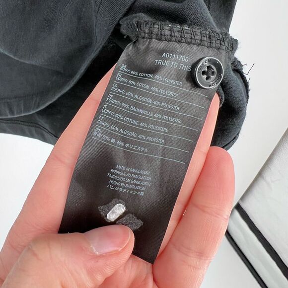 Volcom Men’s Large Black Polo Shirt EUC Classic Preppy Solid - Picture 5 of 8